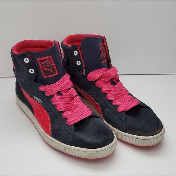 Puma Other - 𝅺Puma First Round Suede Retro High Top Sneaker 11